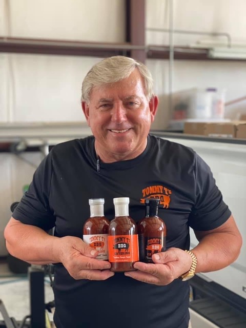 Tom Curl, owner and secret sauce expert of Tommy T's BBQ