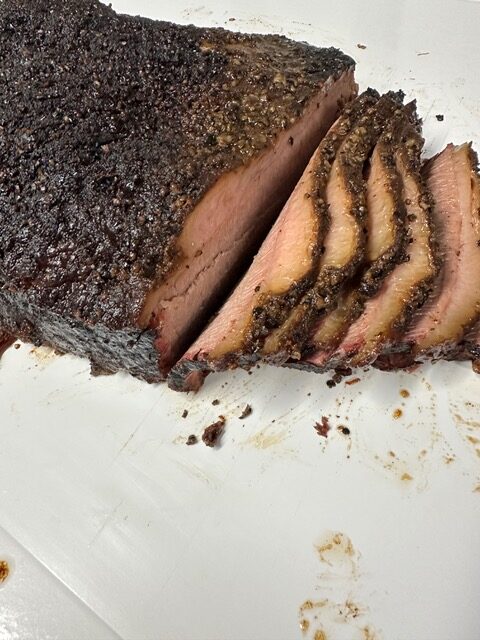 Sliced Brisket, Tommy T's BBQ Catering